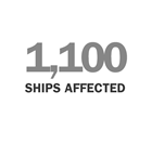 1,100 vessels in the Arabian Gulf were reportedly affected by GPS jamming and spoofing