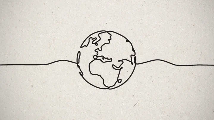Illustration of the globe