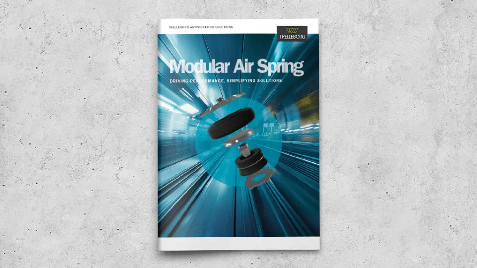 Trelleborg Antivibration solutions Rail Brochure Air spring